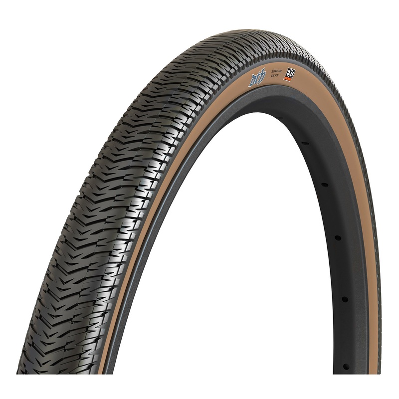 Maxxis DTH Tire – 26 x 2.15 Clincher Folding Black/Dark Tan EXO