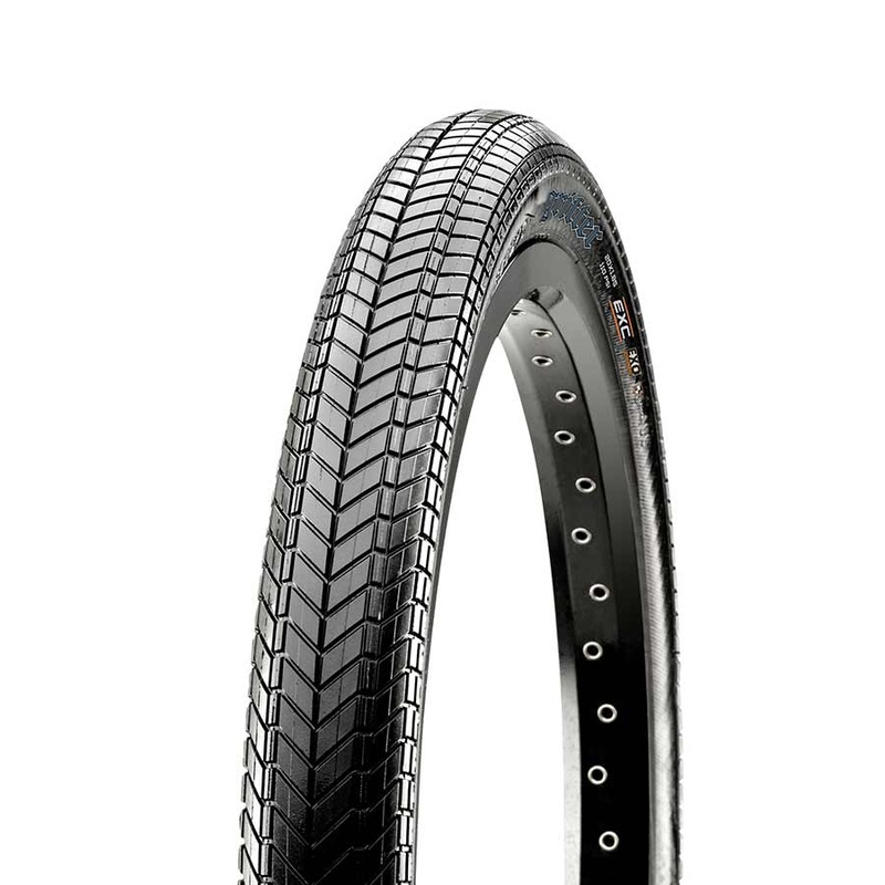 Maxxis Grifter Tire – 20 x 2.10 Clincher Folding Black Dual EXO