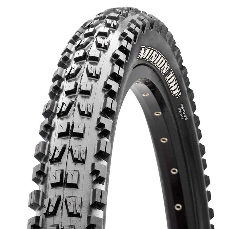Maxxis Minion DHF Tire – 26 x 2.3 Tubeless Folding Black Dual EXO