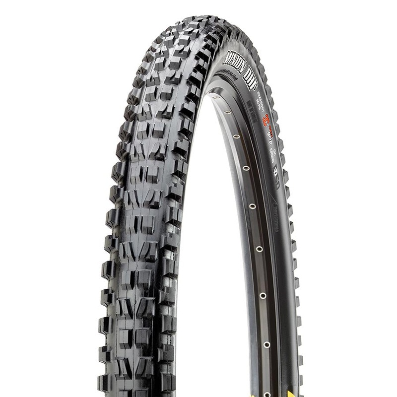 Maxxis Minion DHF Tire – 29 x 2.50 Tubeless Folding BLK 3CG DH Wide Trail E-50