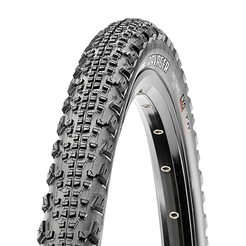 Maxxis Ravager Tire – 700 x 40 Tubeless Folding Black Dual EXO