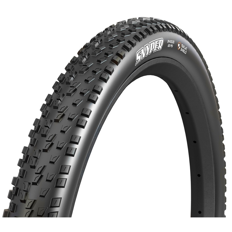 Maxxis Snyper Tire – 24 x 2 Clincher Folding Black Dual SilkShield