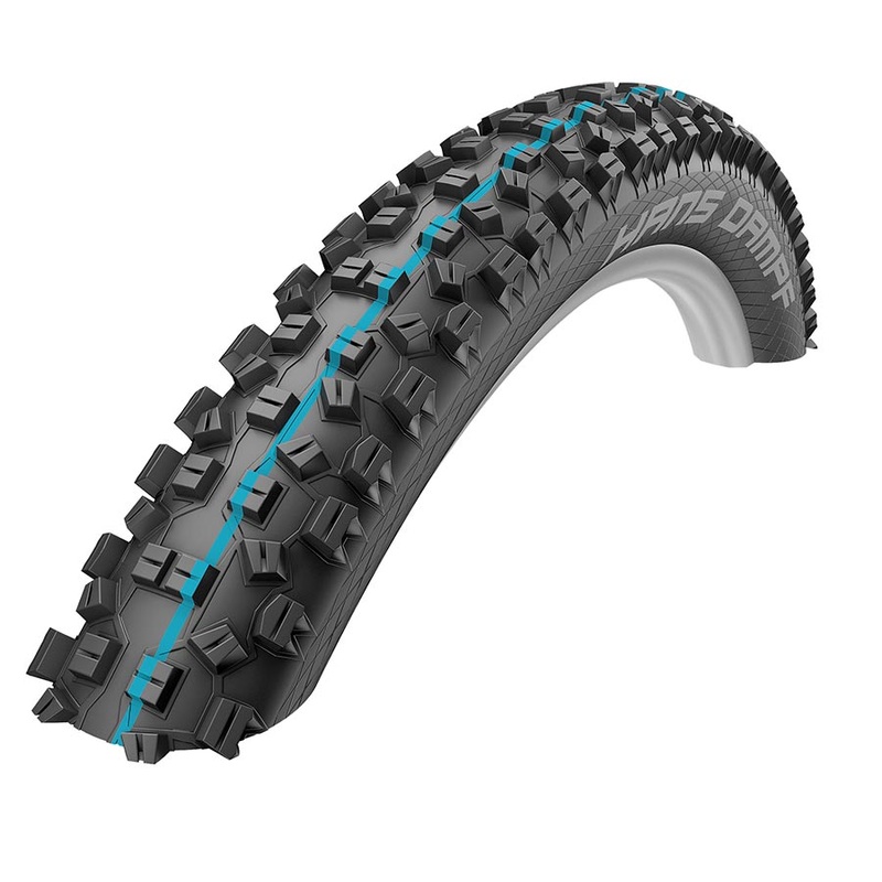 Schwalbe Hans Dampf Tire – 29 x 2.6″ Tubeless Folding BLK Evolution Line Addix SpeedGrip Super Trail