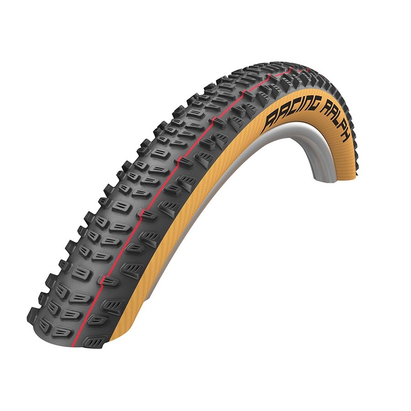 Schwalbe Racing Ralph Tire – 29 x 2.35 Tubeless Folding BLK/Transparent Evolution Super Race Addix Speed