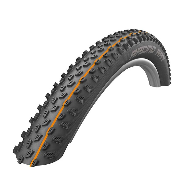 Schwalbe Racing Ray Tire – 29 x 2.25 Tubeless Folding BLK/Transparent Evolution Super Race Addix Speed