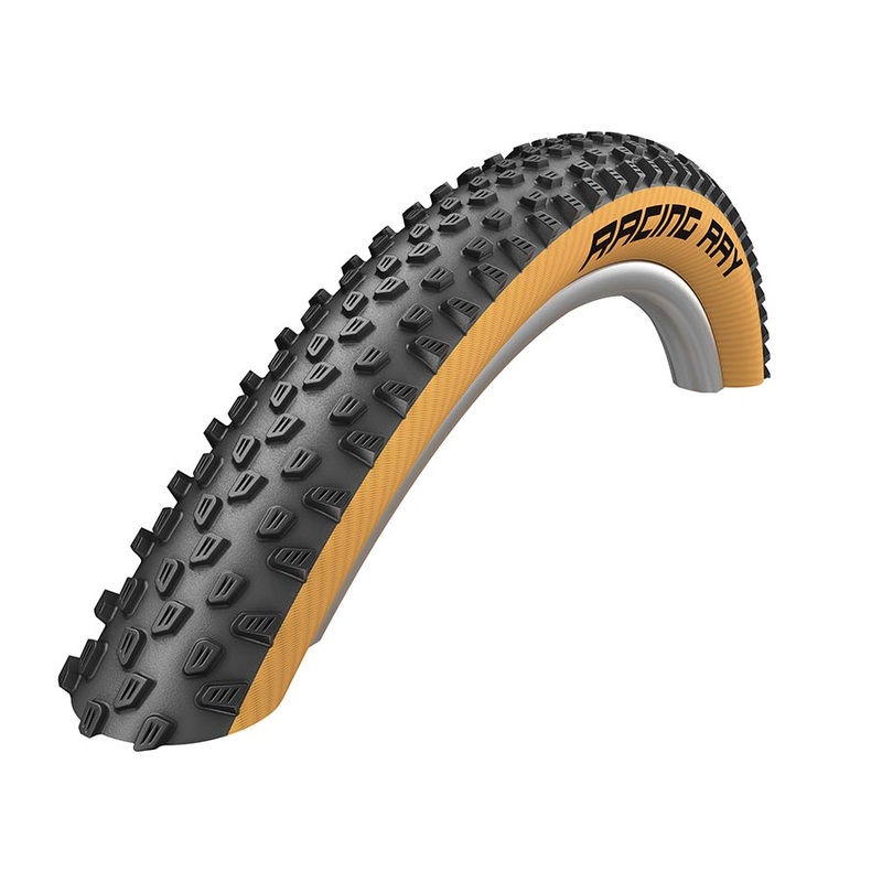 Schwalbe Racing Ray Tire – 29 x 2.35 Tubeless Folding BLK/Transparent Evolution Super Race Addix Speed