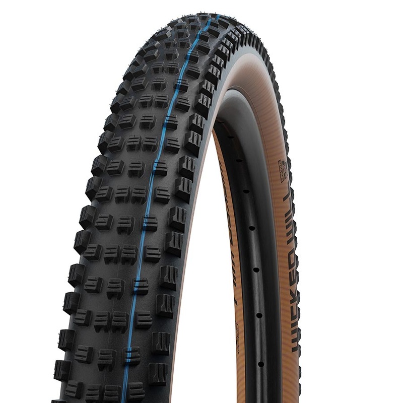 Schwalbe Wicked Will Tire – 29 x 2.4 Tubeless Folding BLK/Transparent Evolution Line Super Race Addix SpeedGrip