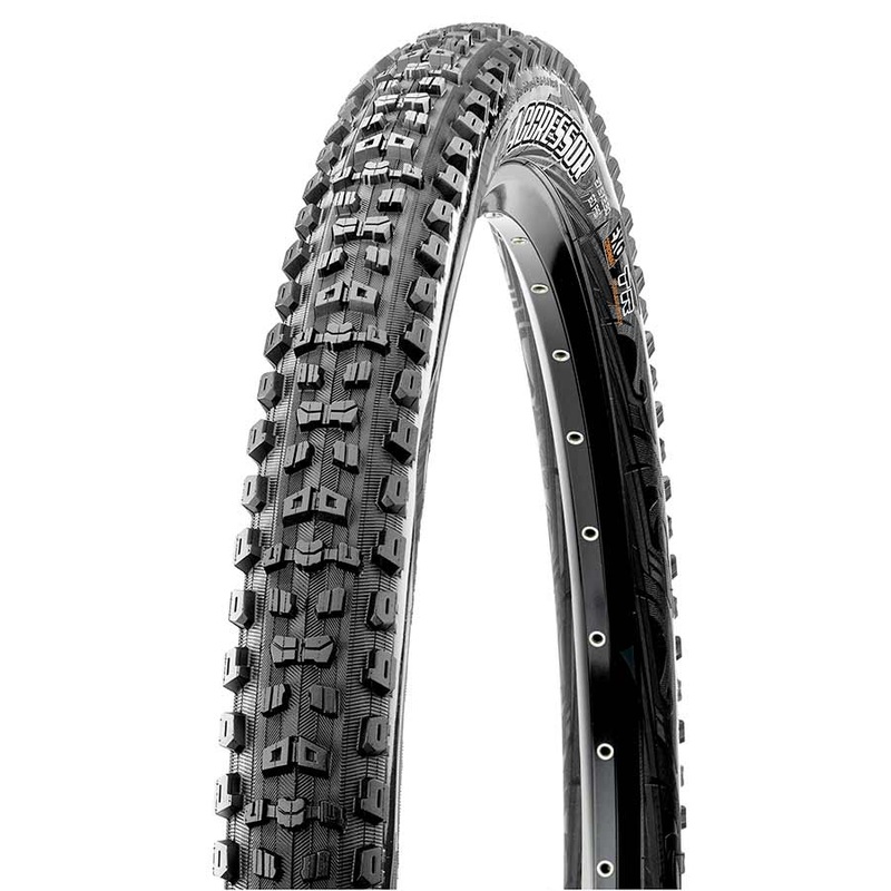 Maxxis Aggressor Tire – 29 x 2.3 Tubeless Folding Black Dual EXO