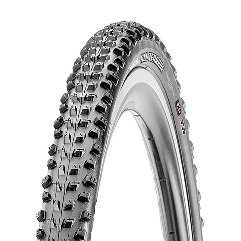 Maxxis All Terrane Tire – 700 x 33 Tubeless Folding Black Dual EXO 120tpi