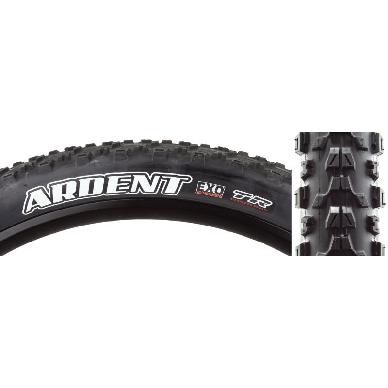 Maxxis Ardent Tire – 27.5 x 2.25 Tubeless Folding Black Dual EXO