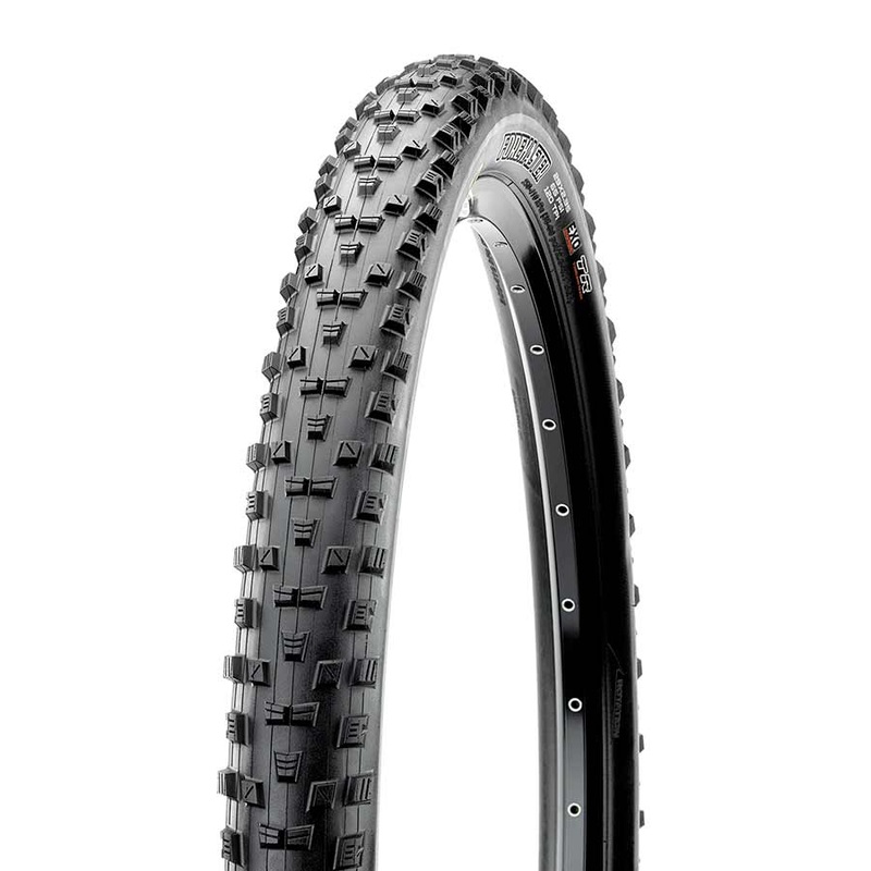 Maxxis Forekaster Tire – 27.5 x 2.35 Tubeless Folding Black Dual EXO