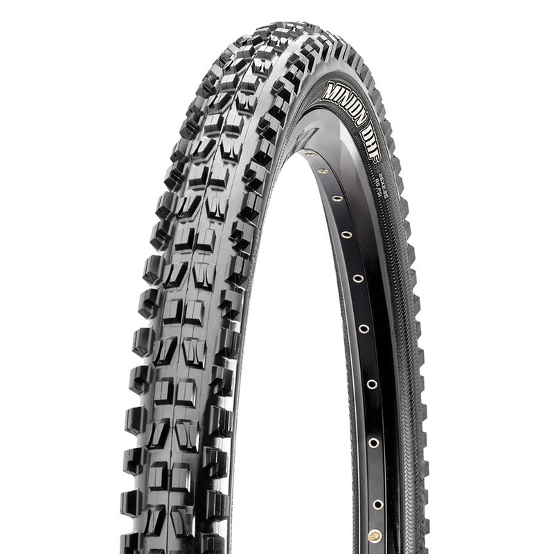 Maxxis Minion DHF Tire – 27.5 x 2.6 Tubeless Folding Black Dual EXO