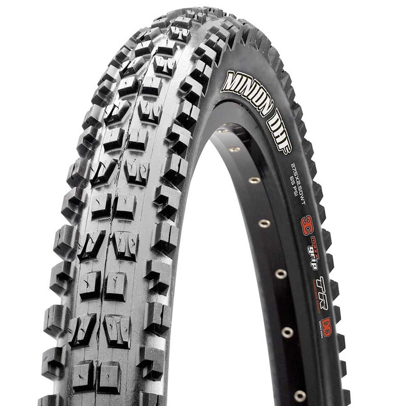 Maxxis Minion DHF Tire – 27.5 x 2.8 Tubeless Folding Black 3C Maxx Terra EXO