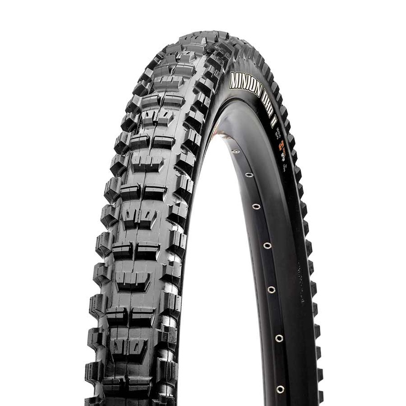Maxxis Minion DHR II Tire – 27.5 x 2.4 Tubeless Folding BLK Dual EXO Wide Trail