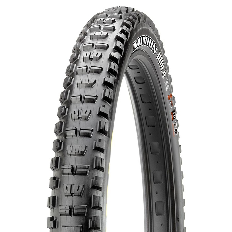Maxxis Minion DHR II Tire – 27.5 x 2.8 Tubeless Folding Black Dual EXO