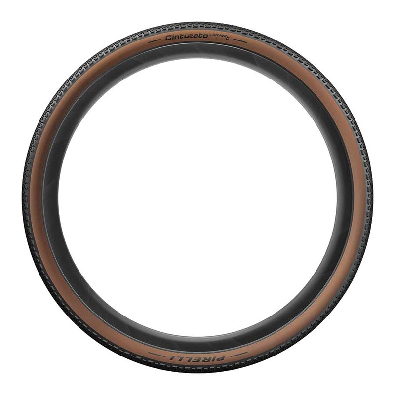 Pirelli Cinturato Gravel H Tire – 700 x 35 Tubeless Folding Classic Tan
