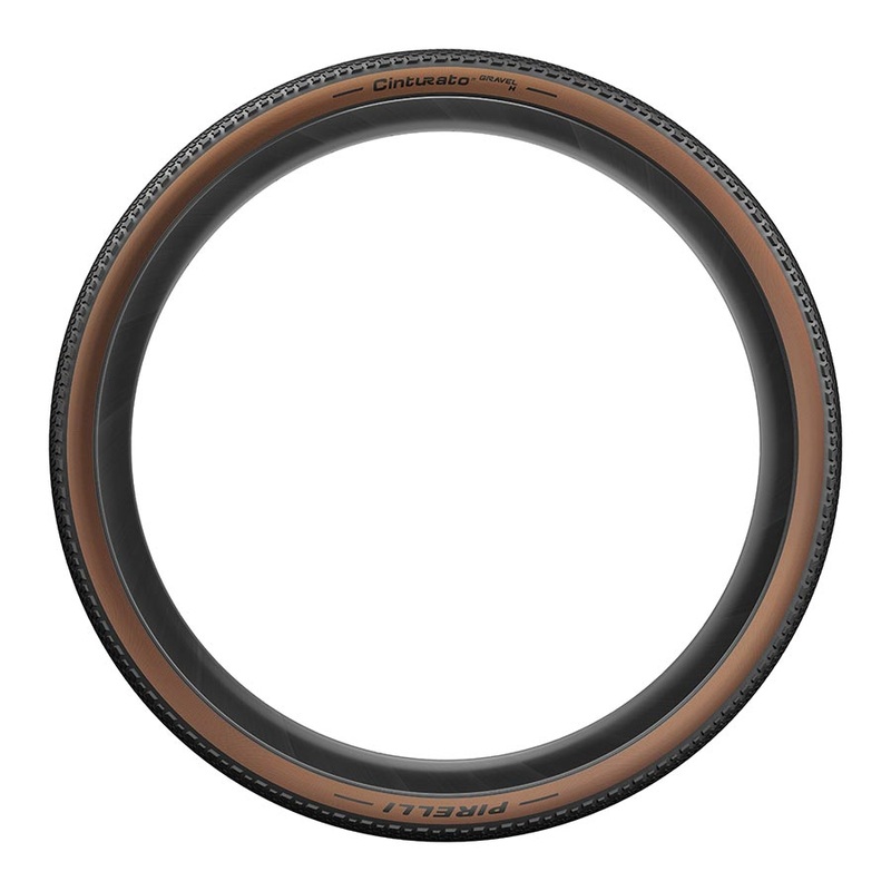 Pirelli Cinturato Gravel H Tire – 700 x 45 Tubeless Folding Classic Tan