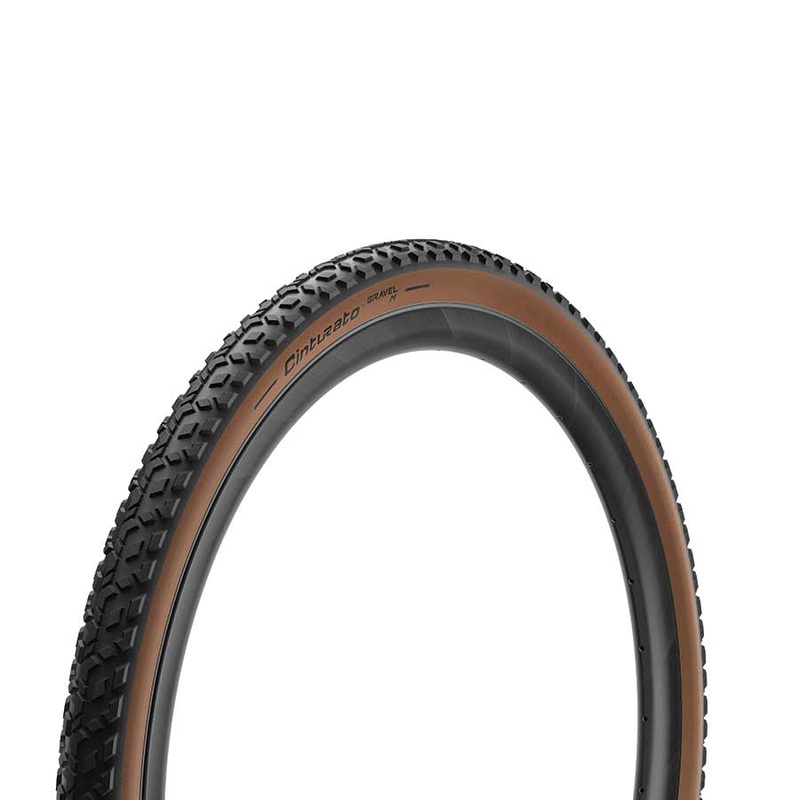 Pirelli Cinturato Gravel M Tire – 700 x 35 Tubeless Folding Classic Tan