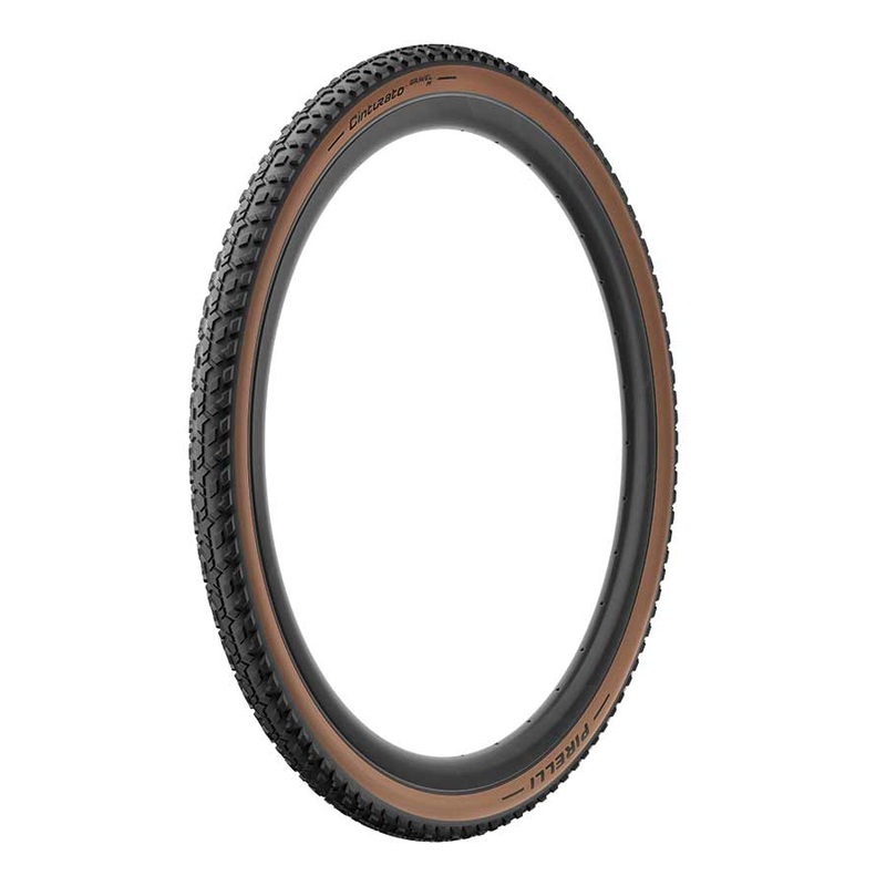 Pirelli Cinturato Gravel M Tire – 700 x 40 Tubeless Folding Classic Tan