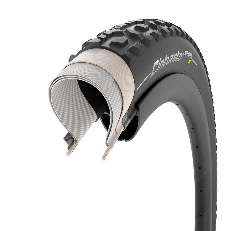 Pirelli Cinturato Gravel M Tire – 700 x 45 Tubeless Folding Black