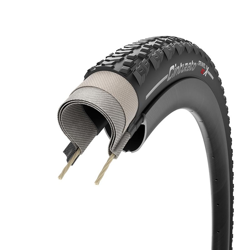 Pirelli Cinturato Gravel RCX TLR Tire – 700 x 40 Tubeless Folding Black