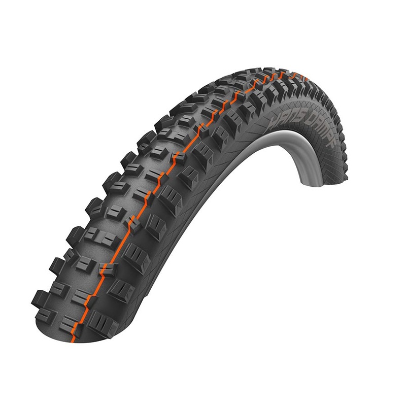 Schwalbe Hans Dampf Tire – 29 x 2.35″ Tubeless Folding BLK Evolution Line Addix Soft Super Trail