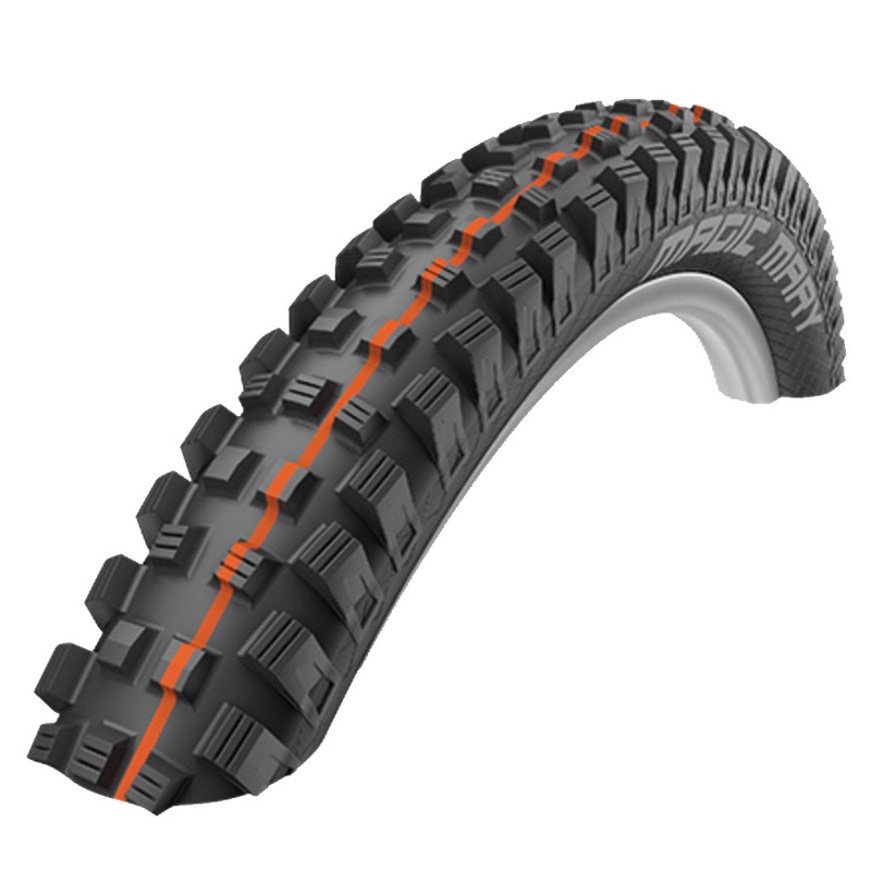 Schwalbe Magic Mary Tire – 29 x 2.6″ Tubeless Folding BLK Evolution Line Addix Soft Super Trail