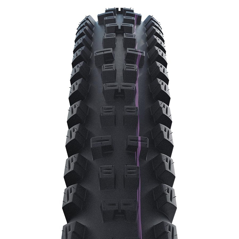Schwalbe Tacky Chan Mountain Tire 29″x2.40 Folding Clincher Addix Ultra Soft Super Trail TL Easy 67TPI Black