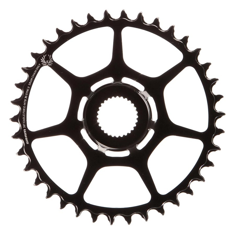 SRAM Bosch X-Sync 2 Steel Eagle Direct Mount Chainring – 38T Non-Boost Black