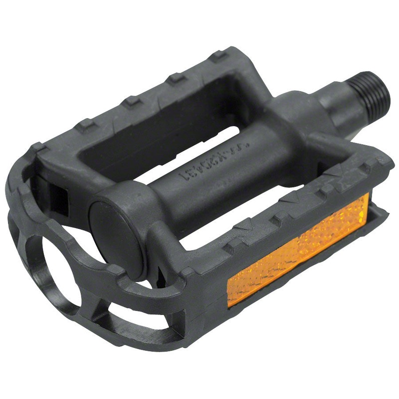 Dimension Junior Pedals – Platform Plastic 1/2″ Black