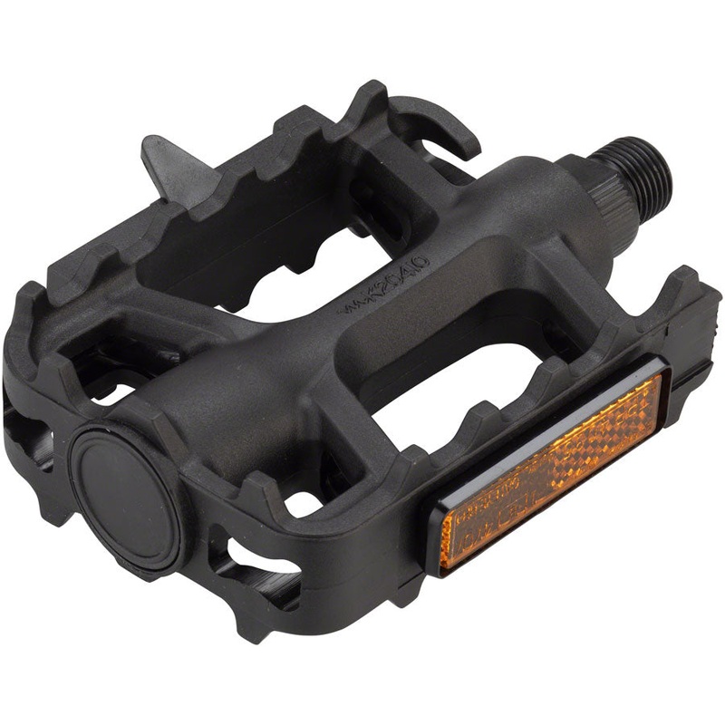 Dimension Mountain Basic Heavy-Duty Pedals – Platform Plastic 1/2″ Black
