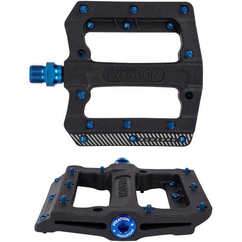 Fyxation Mesa MP Subzero Pedals – Platform Composite/Plastic 9/16″ BLK/Blue