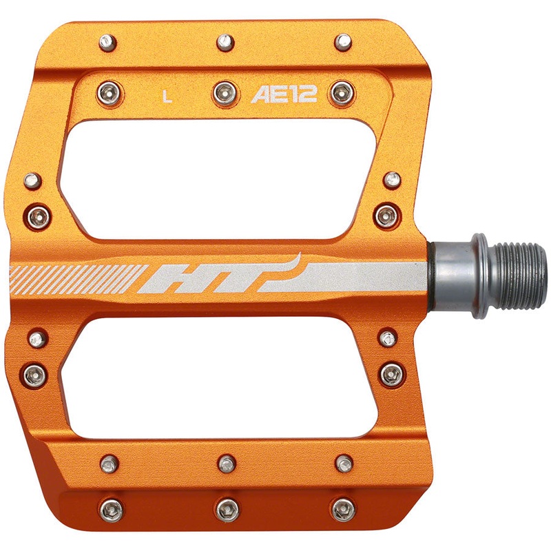 HT Components AE12 Pedals – Platform Aluminum 9/16″ Orange