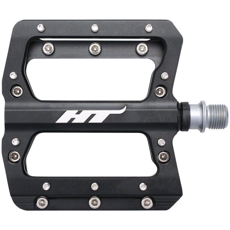 HT Components AN14A Pedals – Platform Aluminum 9/16″ Black