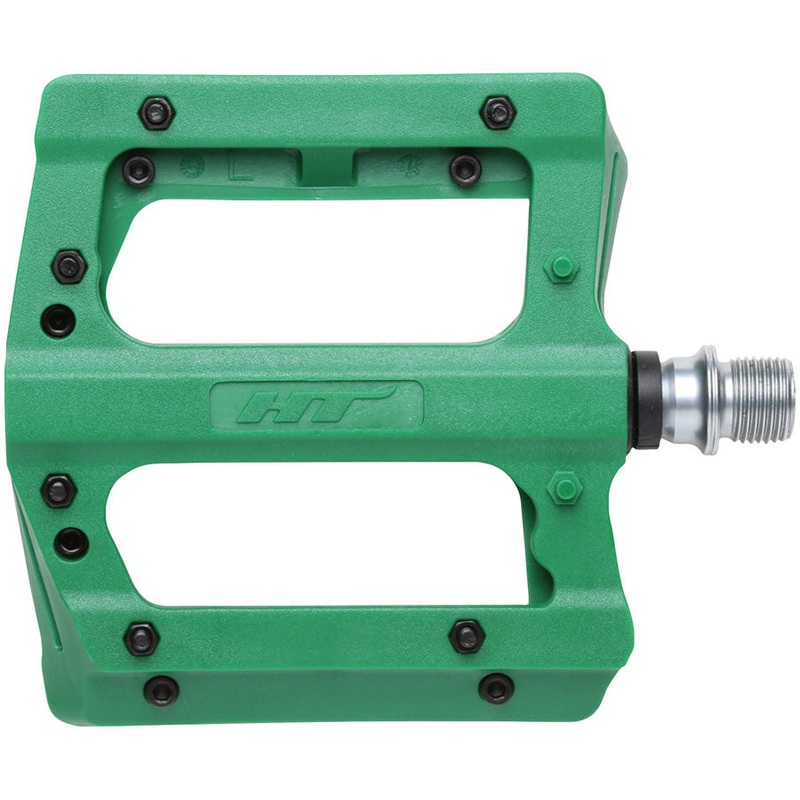 HT Components PA12A Pedals – Platform Composite 9/16″ Green