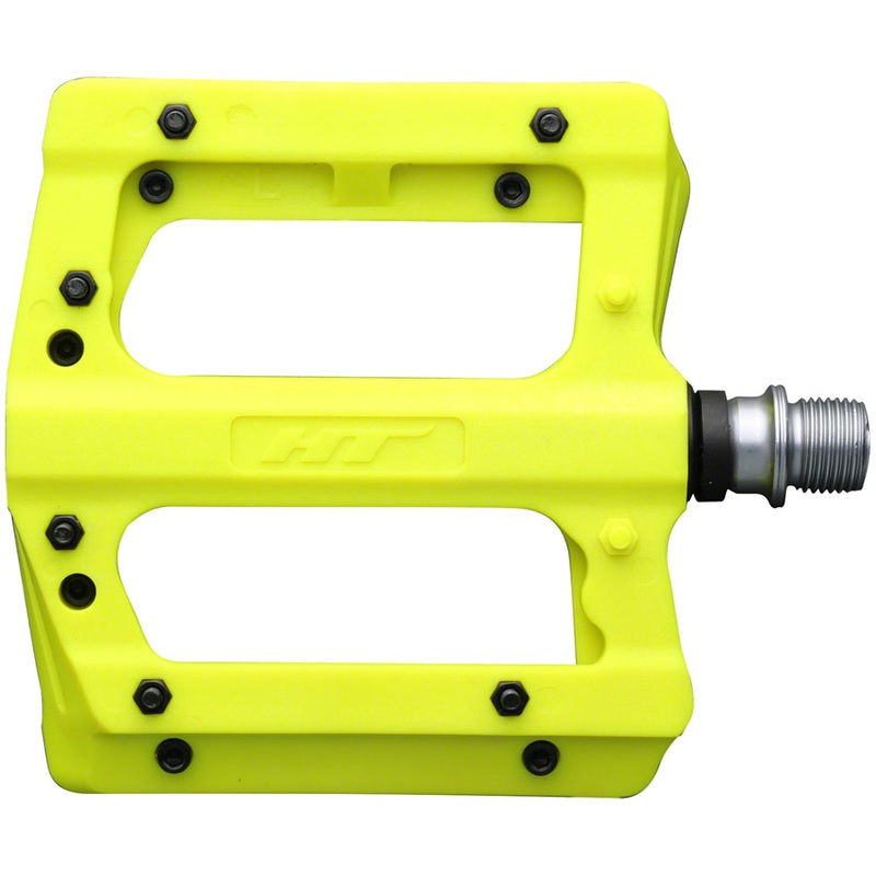 HT Components PA12A Pedals – Platform Composite 9/16″ Neon Yellow