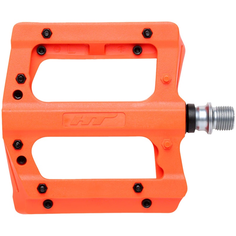 HT Components PA12A Pedals – Platform Composite 9/16″ Orange