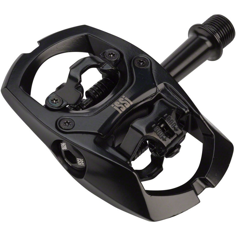 iSSi Trail II Pedals – Dual Sided Clipless Platform Aluminum 9/16″ BLK +6