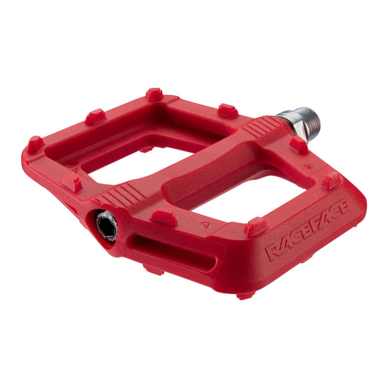 RaceFace Ride Pedals – Platform Composite 9/16″ Red
