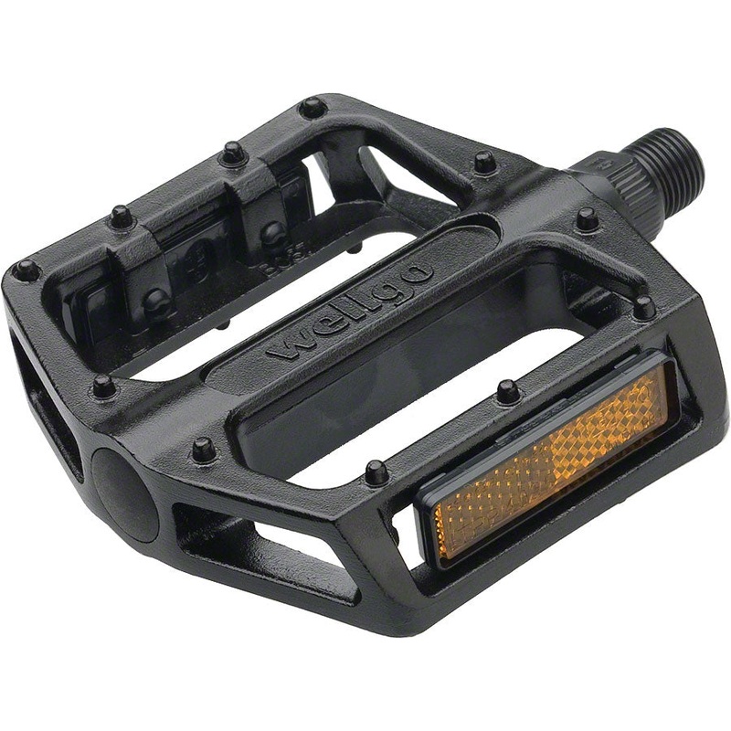 Wellgo B087 Pedals – Platform Aluminum 1/2″ Black