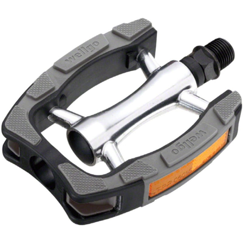 Wellgo C098 Urban Pedals – Platform Aluminum 9/16″ Black