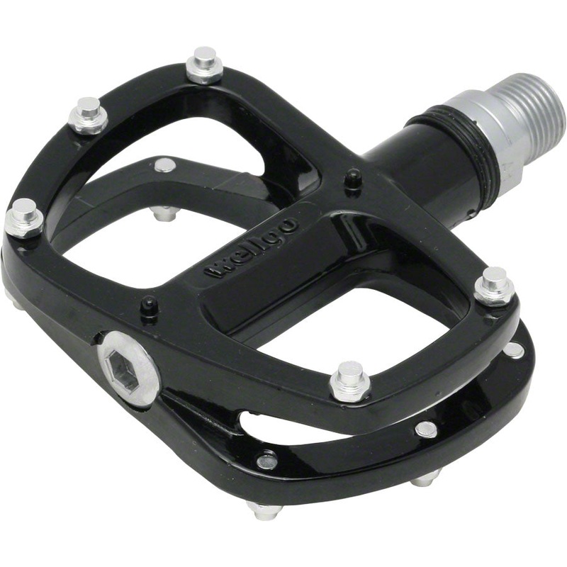Wellgo R146 Pedals – Platform Aluminum 9/16″ Black
