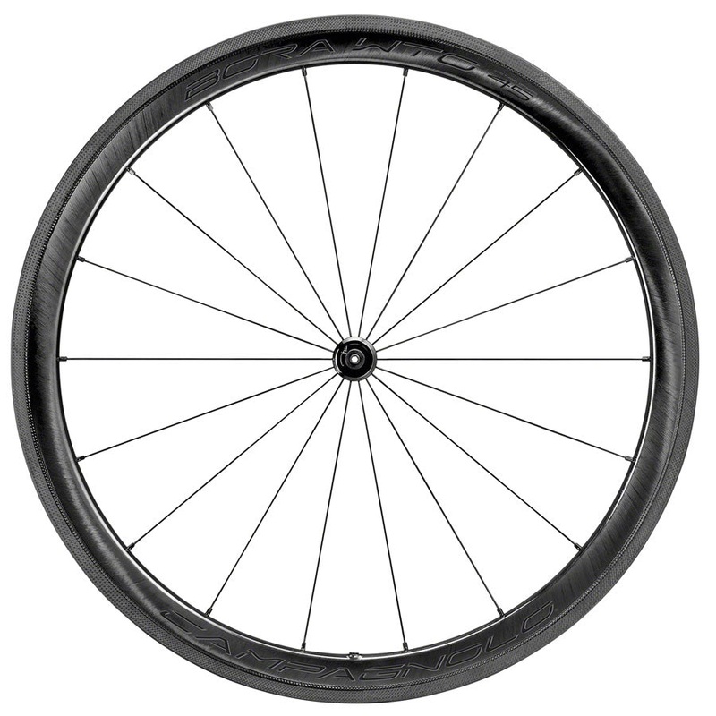 Campagnolo Bora WTO 45 Front Wheel – 700c QR x 100mm Rim Brake 2-Way Fit Dark Label