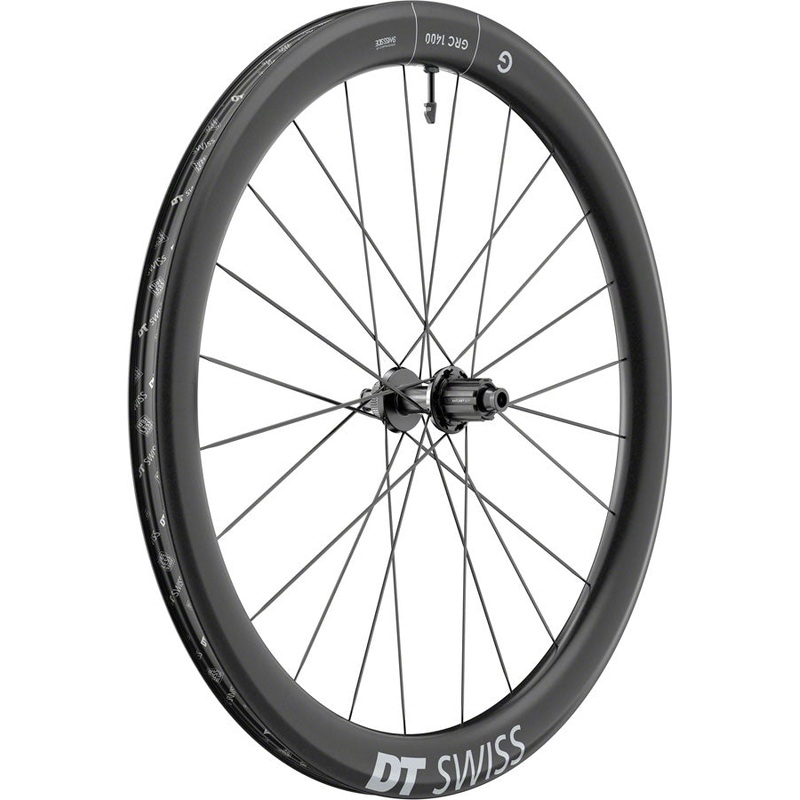 DT Swiss GRC 1400 DICUT 50 Rear Wheel – 700c 12 x 142mm Center-Lock N3W Ratchet EXP 36 BLK