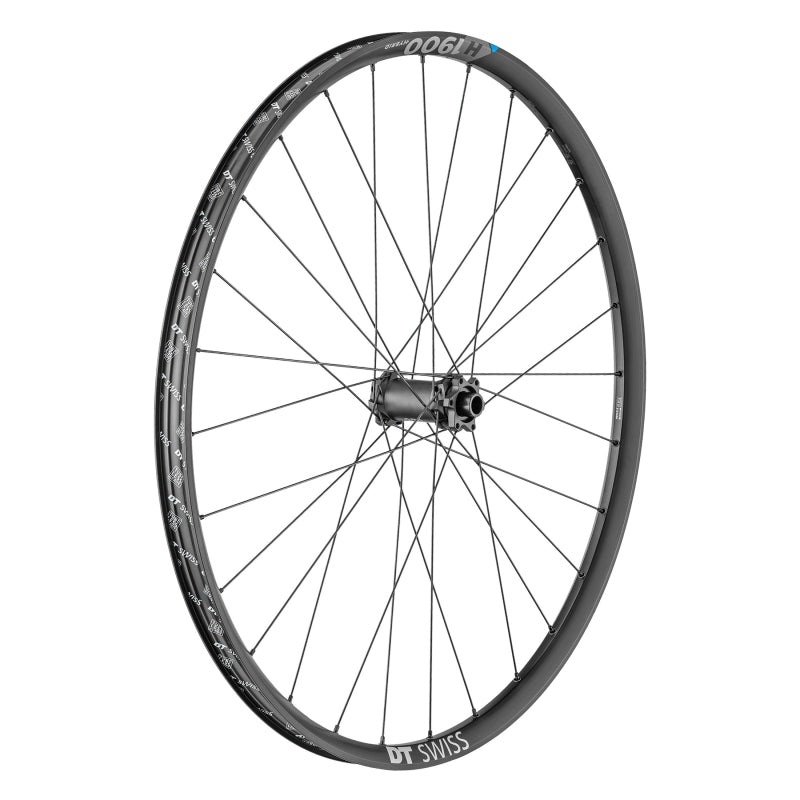 DT Swiss H 1900 Spline 30 Front Wheel – 29″ 15 x 110mm 6-Bolt Black