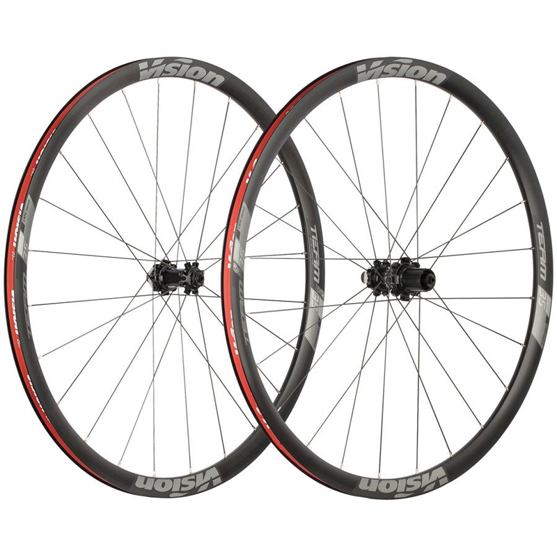 Vision Team 35 Disc Wheelset – 700c 12 x 100/142mm Center-Lock HG 11 Black