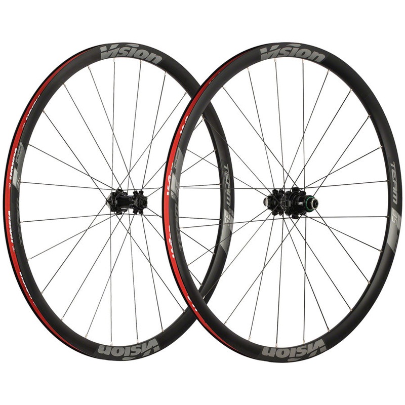 Vision Team 35 Disc Wheelset – 700c 12 x 100/142mm Center-Lock XDR Black