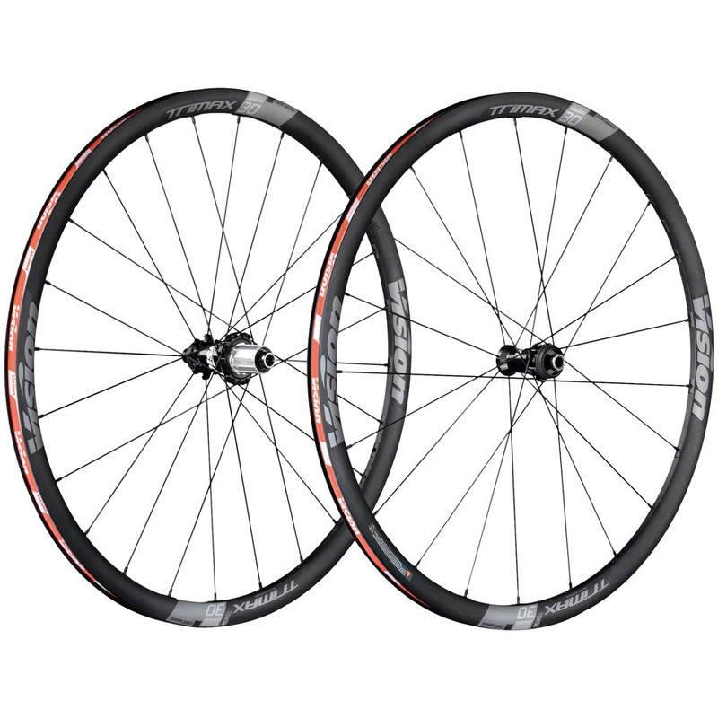 Vision TriMax 30 Wheelset – 700c 12 x 100/142mm CenterLock HG 11 Black