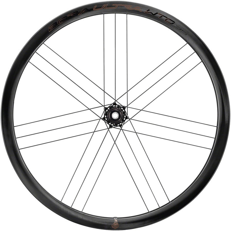 Campagnolo Bora Ultra WTO 35 C23 Front Wheel – 700c 12 x 100mm Center-Lock 2-Way Fit Carbon