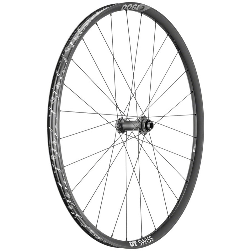 DT Swiss E 1900 Spline 30 Front Wheel – 27.5″ 15 x 110mm Center-Lock Black